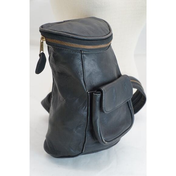 Frye Black Leather Backpack - Picture 2 of 11